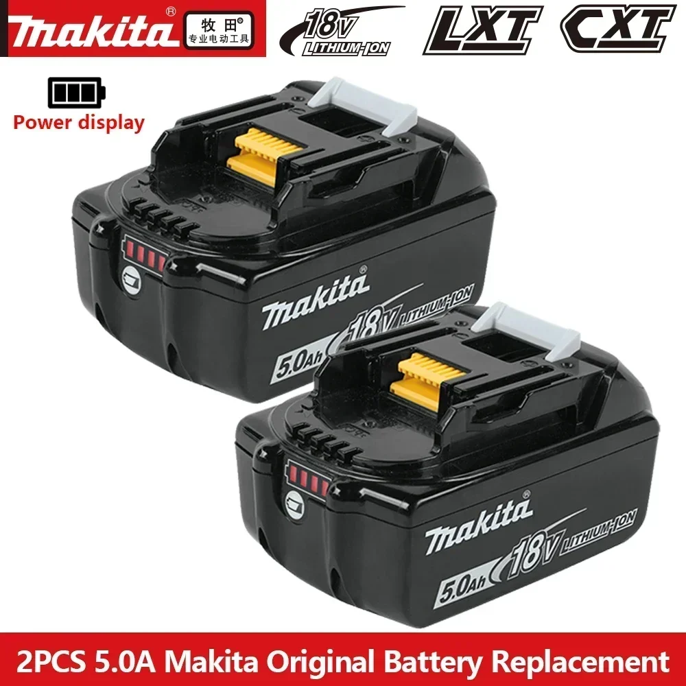 

100% Original Makita Rechargeable Power Tool Battery, Replaceable LED Lithium-ion, 6.0 Ah 18V LXT BL1860B BL1860BL1850 BL1830