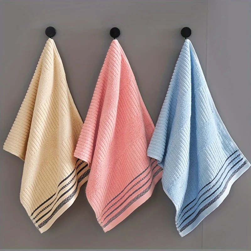 1pc Super soft face towel, absorbent quick drying hand towel, perfect for bathroom, travel, gym, spa, camping, Christmas,