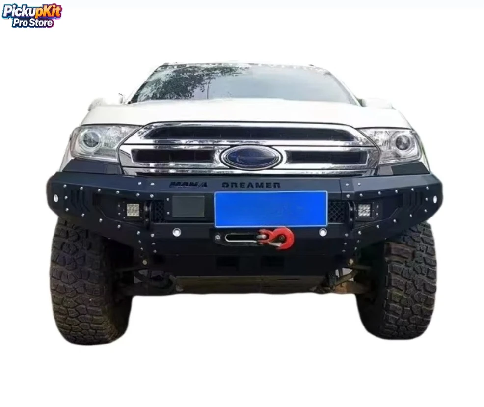 

Steel Front Bumper Bull Bar w/Winch Bracket Exact Fit for Ford Ranger