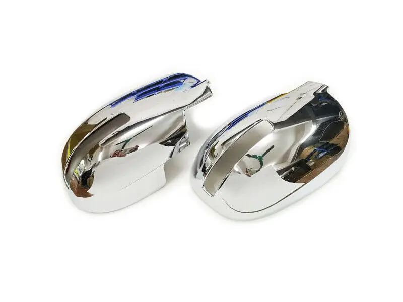 Chrome Side Mirror Cover With Turn Signal Cutout For Mitsubishi Outlander 13-19    Durable Stylish