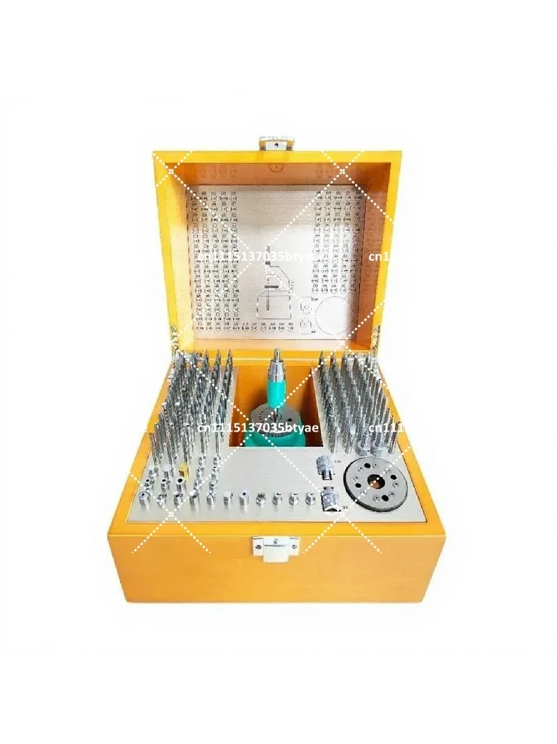 130PCS High-Quality Watch Maintenance Tool Set, Including Punches, Punching Table, Swing Wheel and Shaft Disassembly Tools