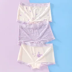 3Pcs Cute Print Young Girls Briefs Cotton Panties Women Breathable Underwear Sexy Low-Rise Ladies Underpants Female Lingerie