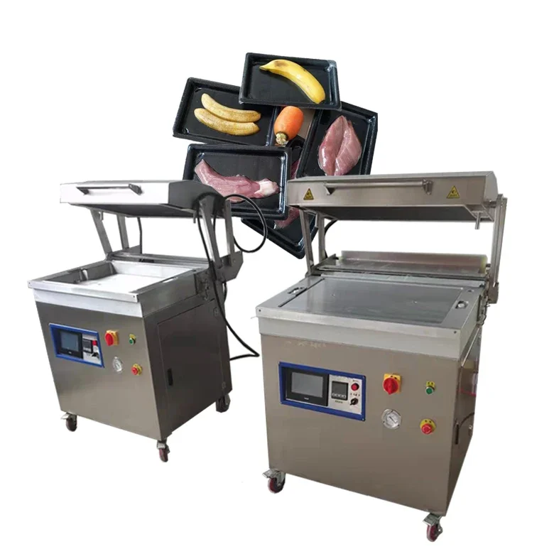 Full Automatic Beef Packaging Machine/Skin Vacuum Mutton Packing Machine/Fresh Meat Tray Package