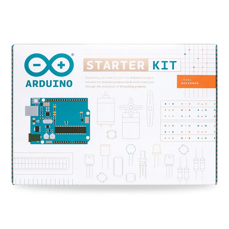 Arduino Starter Kit Multi-language K000007 Version English Italian new original authentic UNO REV3 R3