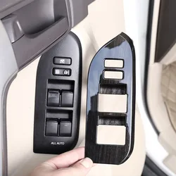 For Toyota Land Cruiser Prado FJ150 150 2014-2018 Car Window Glass Lift Switch Button Control Panel Frame Cover Trim Accessories
