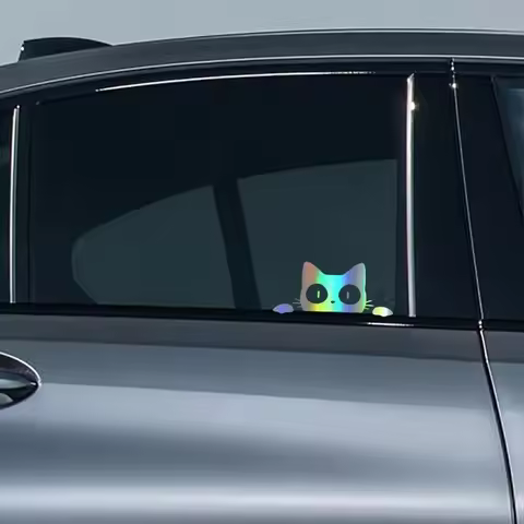 Universal Surprise Cat Peeking Stickel Funny Vinyl Decal Car StylingDecoration Accessories