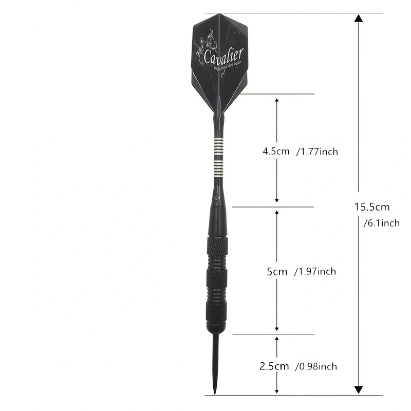New 3Pcs Black Needle Darts 22g Black Dart Rod Tail Professional Competition Training  Entertainment