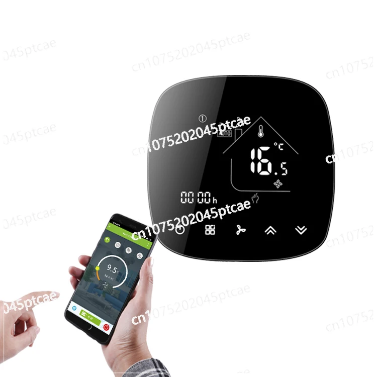 BAC-001 Smart Home Thermostat for Air Conditioner 2/4 Pipe 3 Speed with WiFi/ Modbus Cooling and Heat Function