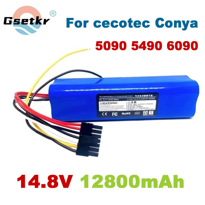 New CECOTEC CONGA 5090 6090 5490 Mopping Robot Battery Pack Netease Intelligent Manufacturing NIT Model 14.8V 12800mAh