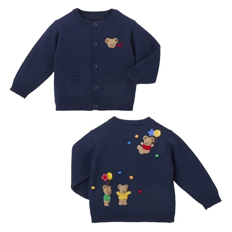 

Autumn Boys Knitted Sweater Cartoon Sweaters Girls Cardigan Knitwear Knitwears Baby Boy Clothes Cardigans Vetement Enfant Fille