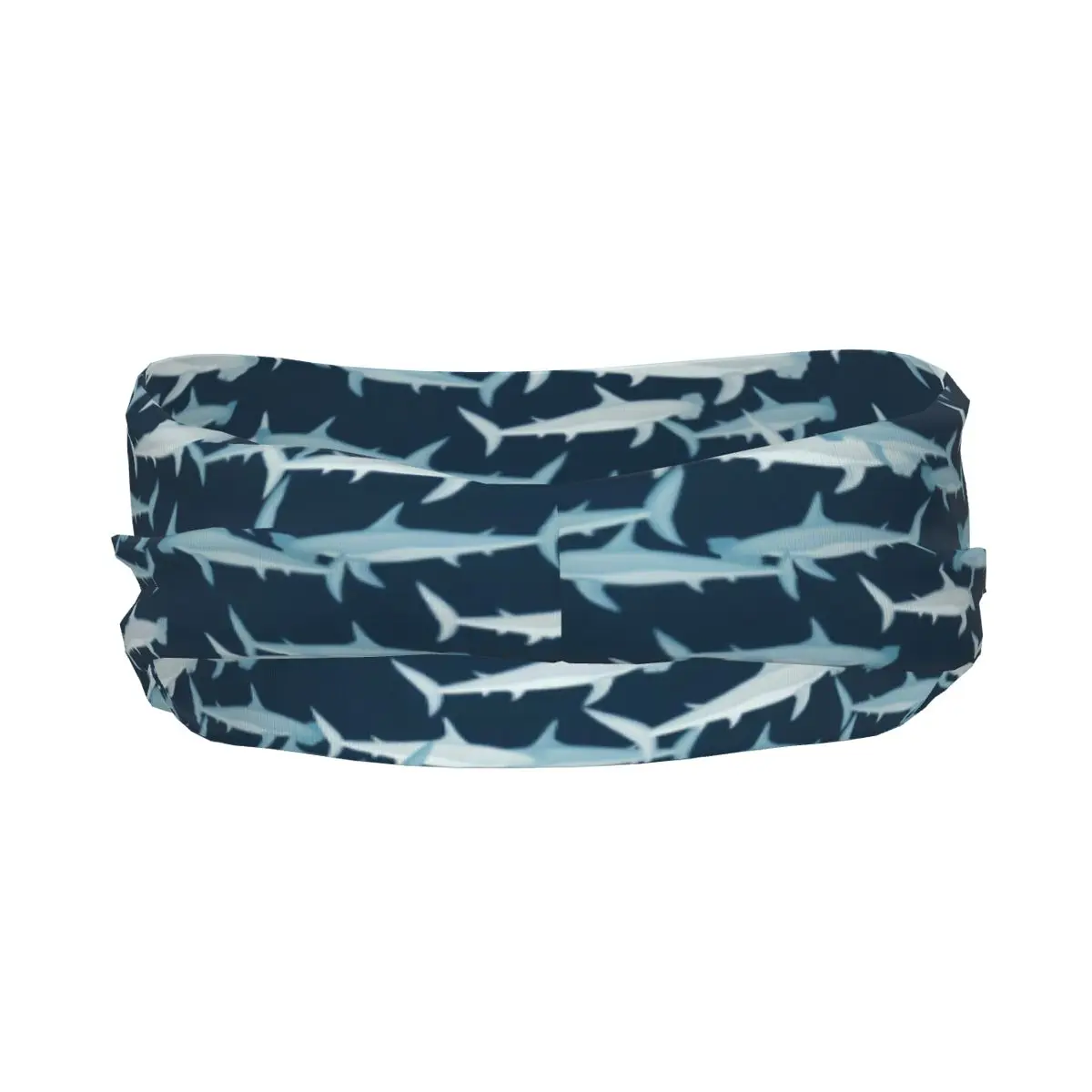 Sports Headband Hammerhead Shark In Scandinavian Fitness Sweatband Absorbent Cycling Jog Hair Bandage