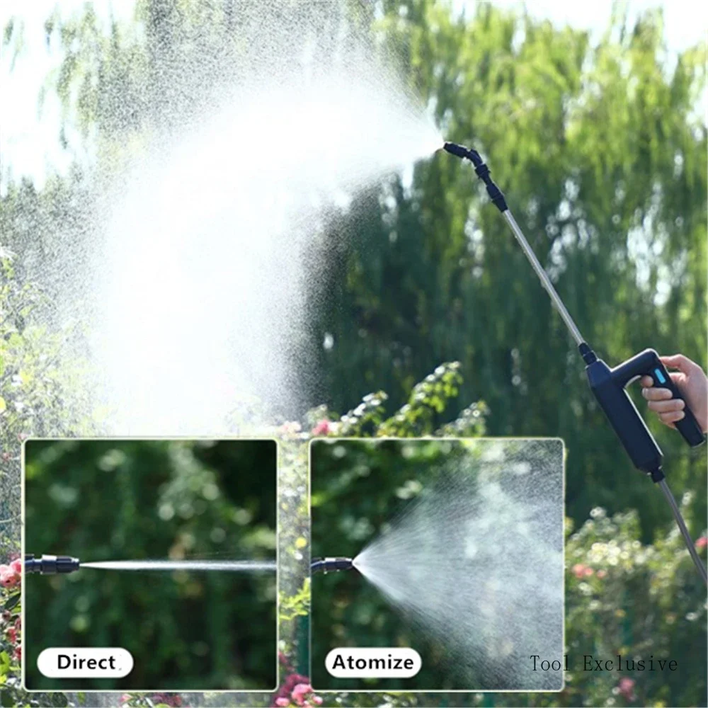 Spruzzatore elettrico per piante da giardino Bacchetta spray per irrigazione Batteria ricaricabile Spruzzatore da giardino Pianta Mister Spruzzatore per erbacce da prato