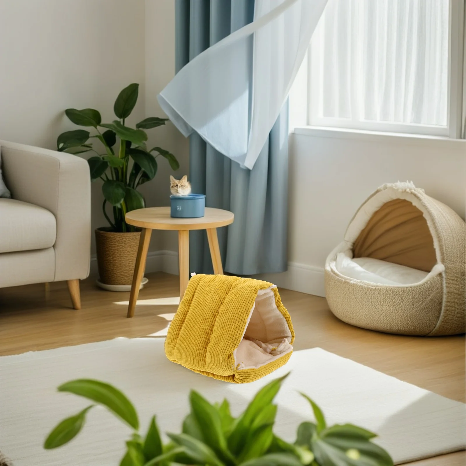

Pet Bird Nest Basket Bed Parrot Cozy Hut for Breeding Hanging Hammock Small Parakeet