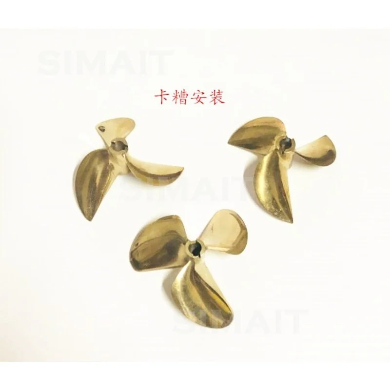Three-blade Propeller 7016-3/ 6717-3/7214-3/1436-3  Racing O-boat, Model TFL Copper Propeller