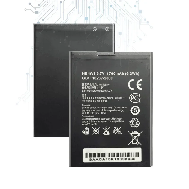 

Аккумулятор мобильного телефона HB4W1/HB4W1H 1700 мАч для Huawei Ascend G510 G520 G525 Y210 C8813 C8813Q C8813D T8951 U8951 W2 Bateria