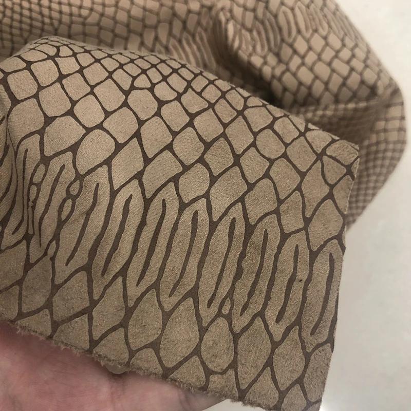 

Замшевая ткань цвета хаки, эластичные Широкие штаны, дизайнерская одежда для одежды, ткань для шитья, материал «сделай сам»