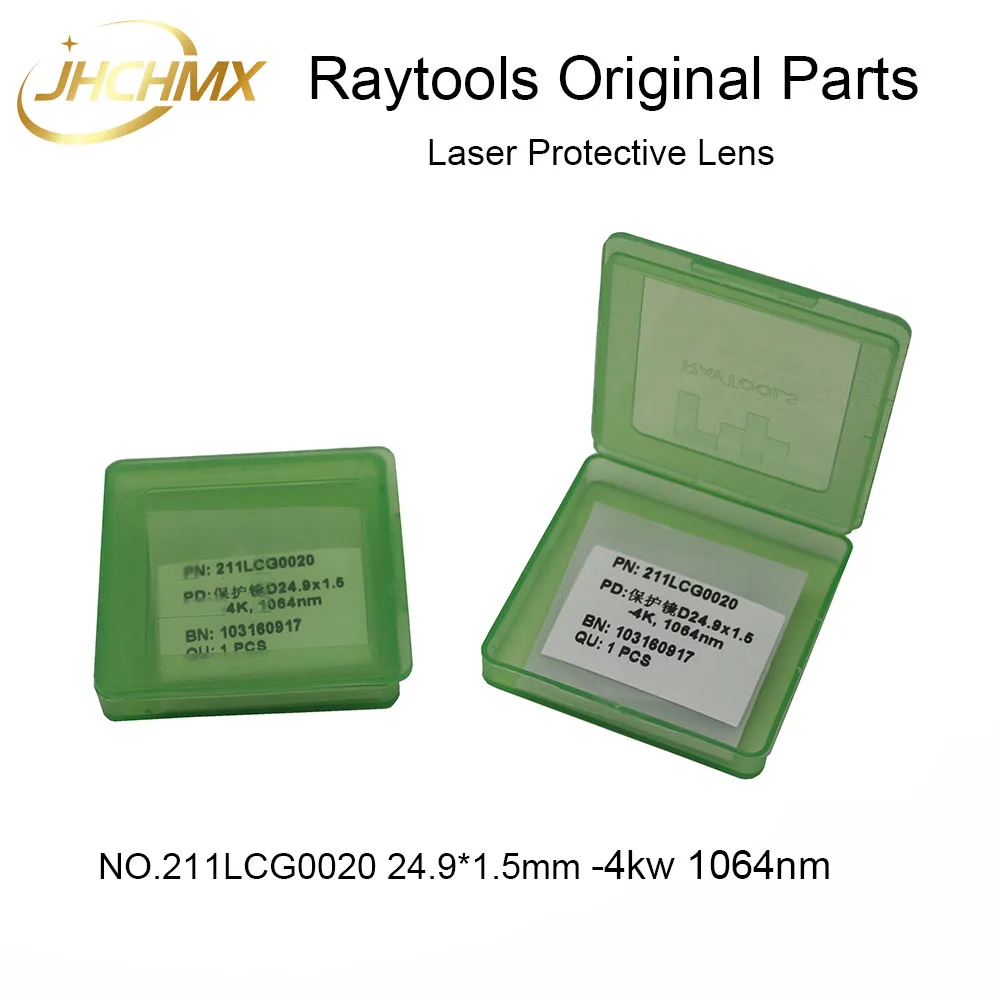 JHCHMX Raytools laserowa soczewka optyczna-4kw 1064nm 27.9*4.1/24.9*1.5mm 211LCG0037 211LCG0020 ceramiczne 120274100B oryginalne części głowy