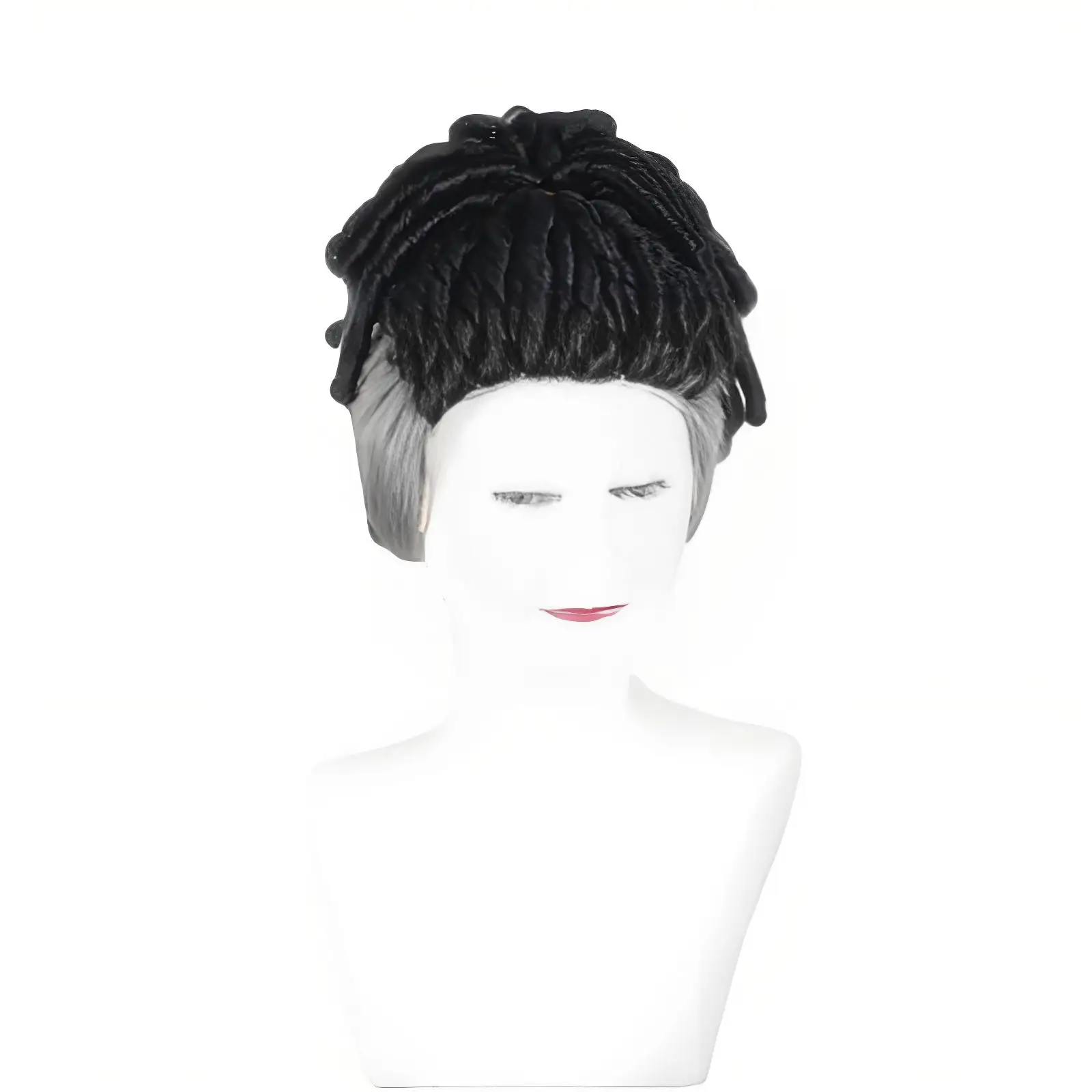 

Cosplay Wig for Guilty Gear Strive – Nagoriyuki Inspired Dreadlock Short Wig, Custom Styled