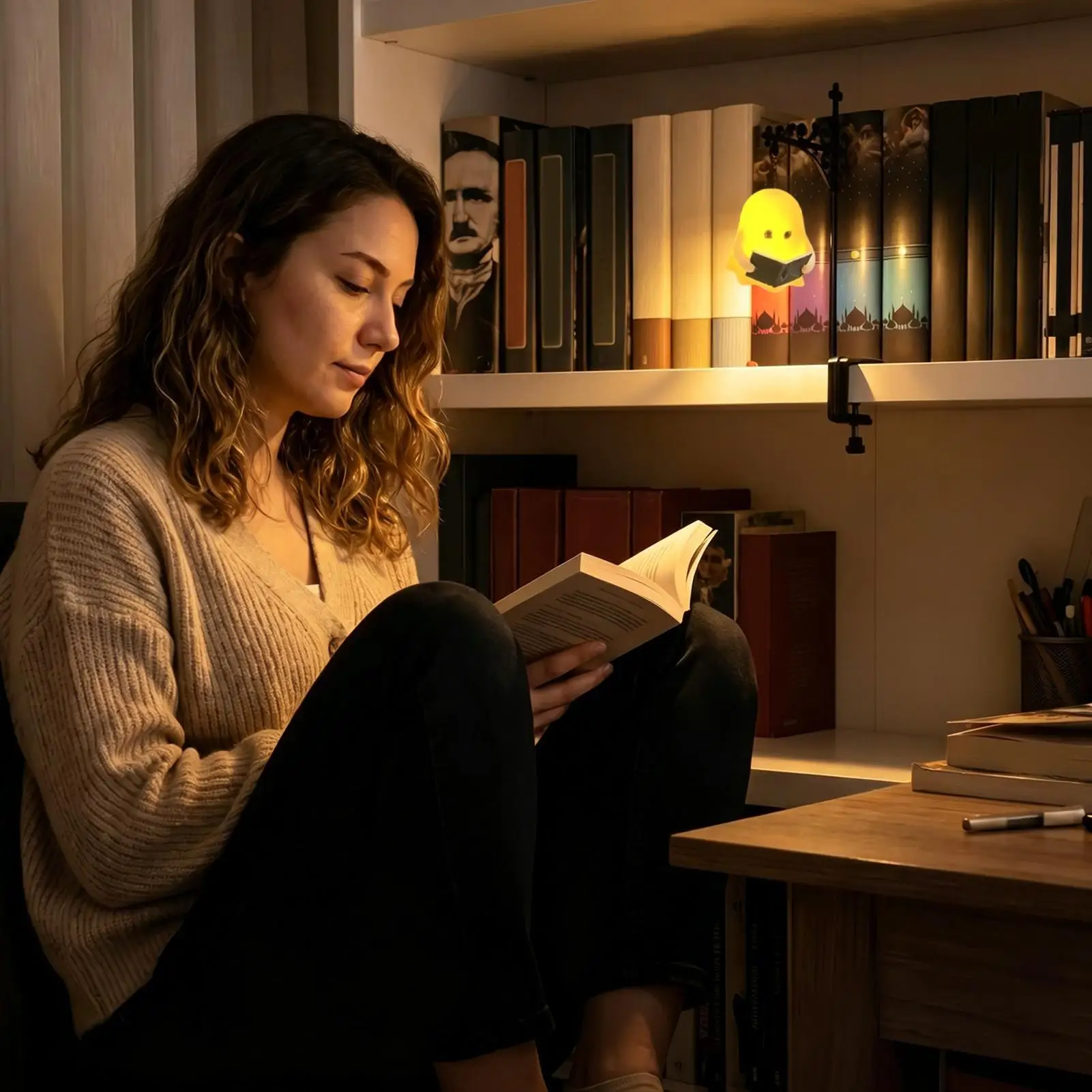 Book Lamp For Bookshelf Small Fantasy Bookshelf Light Bookcase Insert Decor Light For Library Reading Nook Desk Table Home Room