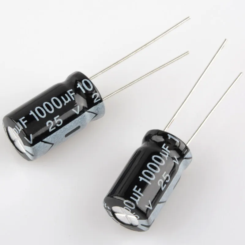 20Pcs electrolytic capacitor 25V1000UF 25V/1000UF Volume: 10 * 17MM