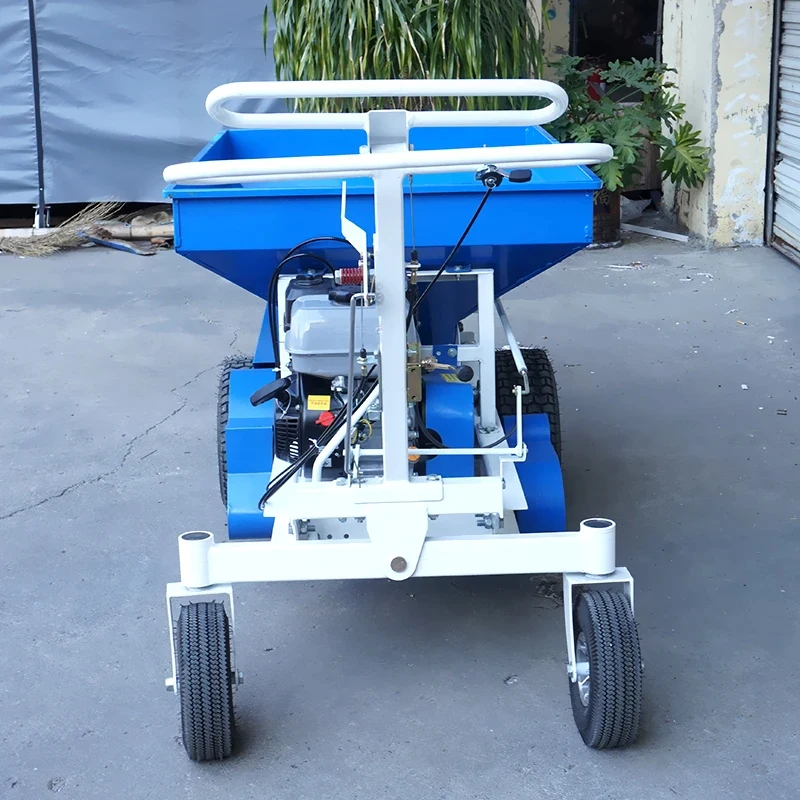 high quality Self-propelled double-disc rotary sprer and compost efficient throwing | Manual auxiliary control system