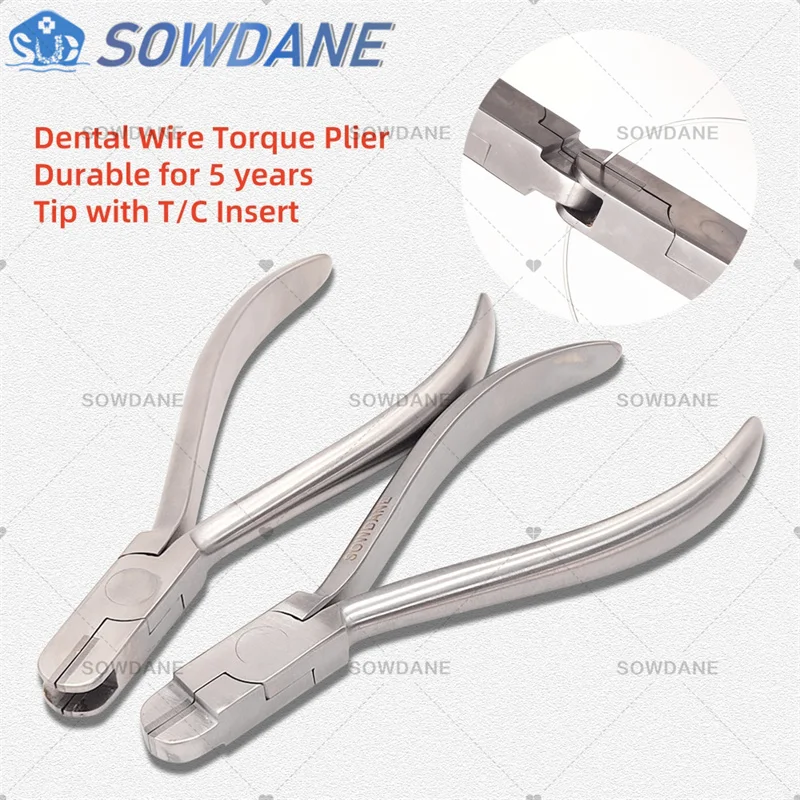 Dental Orthodontic Forcep Lab Laboratory Wire Torquing Torque Forming Form Plier Dental Wire Bending Bend Tool with TC insert