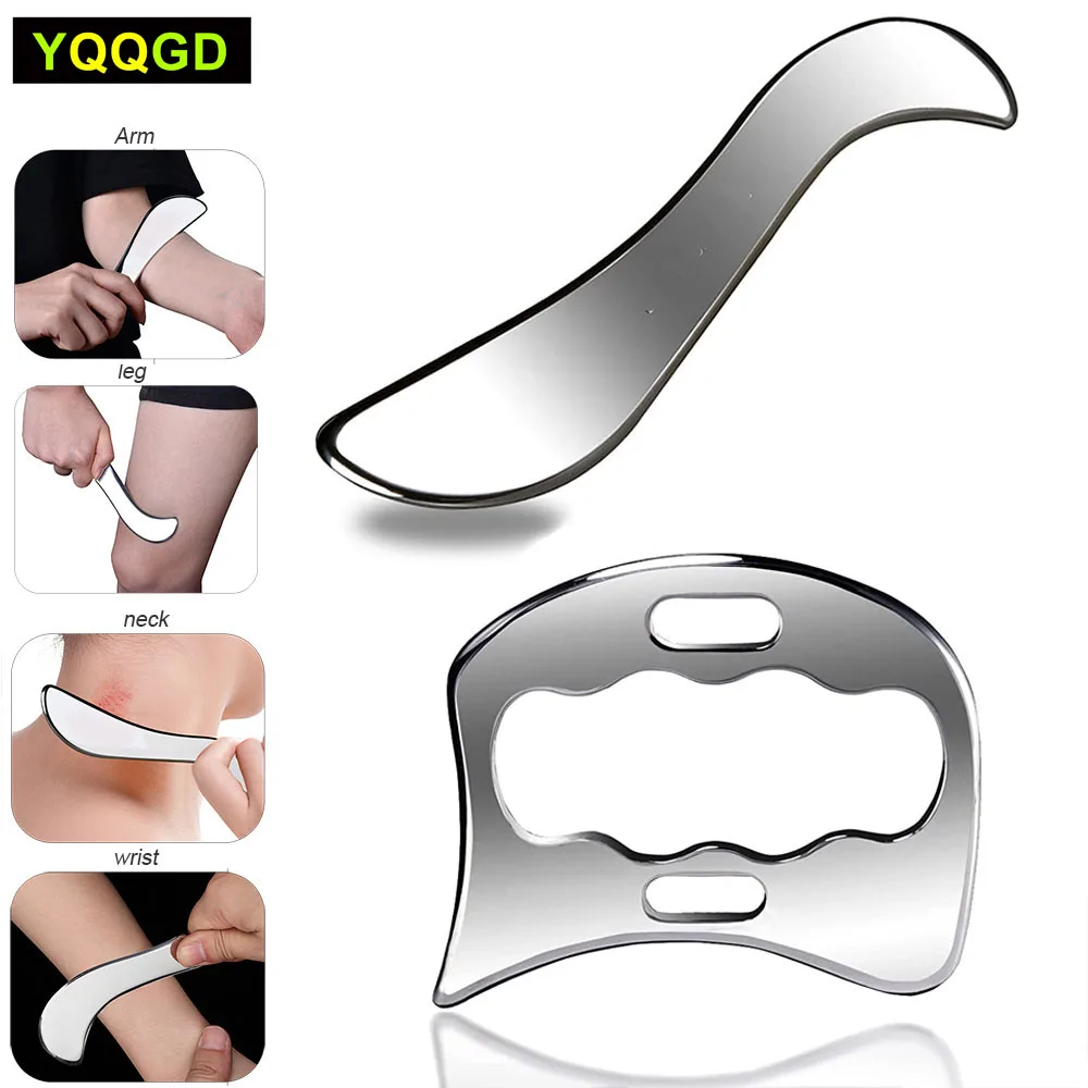 Muscle Scraper Massage Tool iastm Tool Set gua sha Stainless Steel fascial Release Tool deep Soft Tissue Massage Tool Set