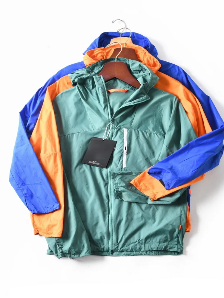 

Lightweight Breathable American Sle Outdoor Jaet Qui Dry Sun Protection Loose Casual Hooded Men's Summer Jaet Coat