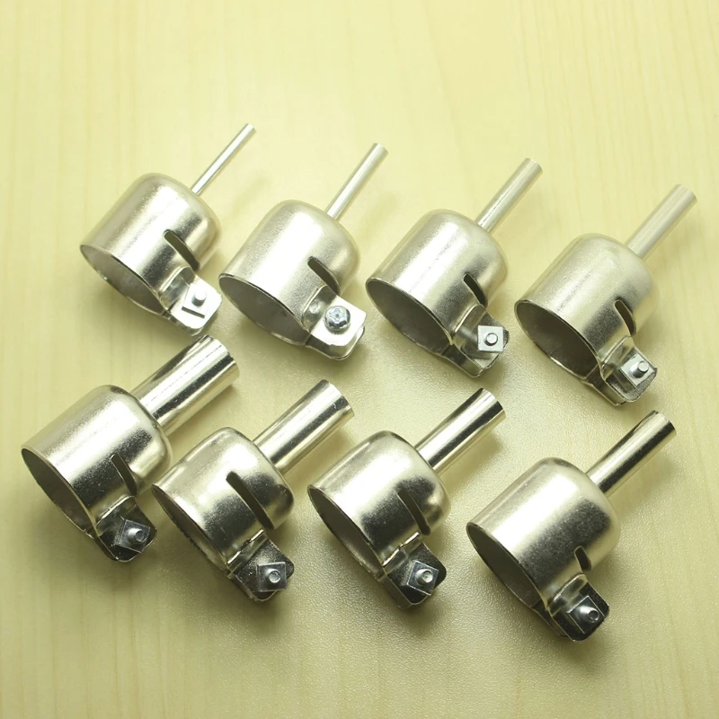 3-12mm Hot Air Gun Tips Heat Resisting Nozzles Tool for 850 Series Hot Air Soldering Stat Universal Heat Gun Nozzle