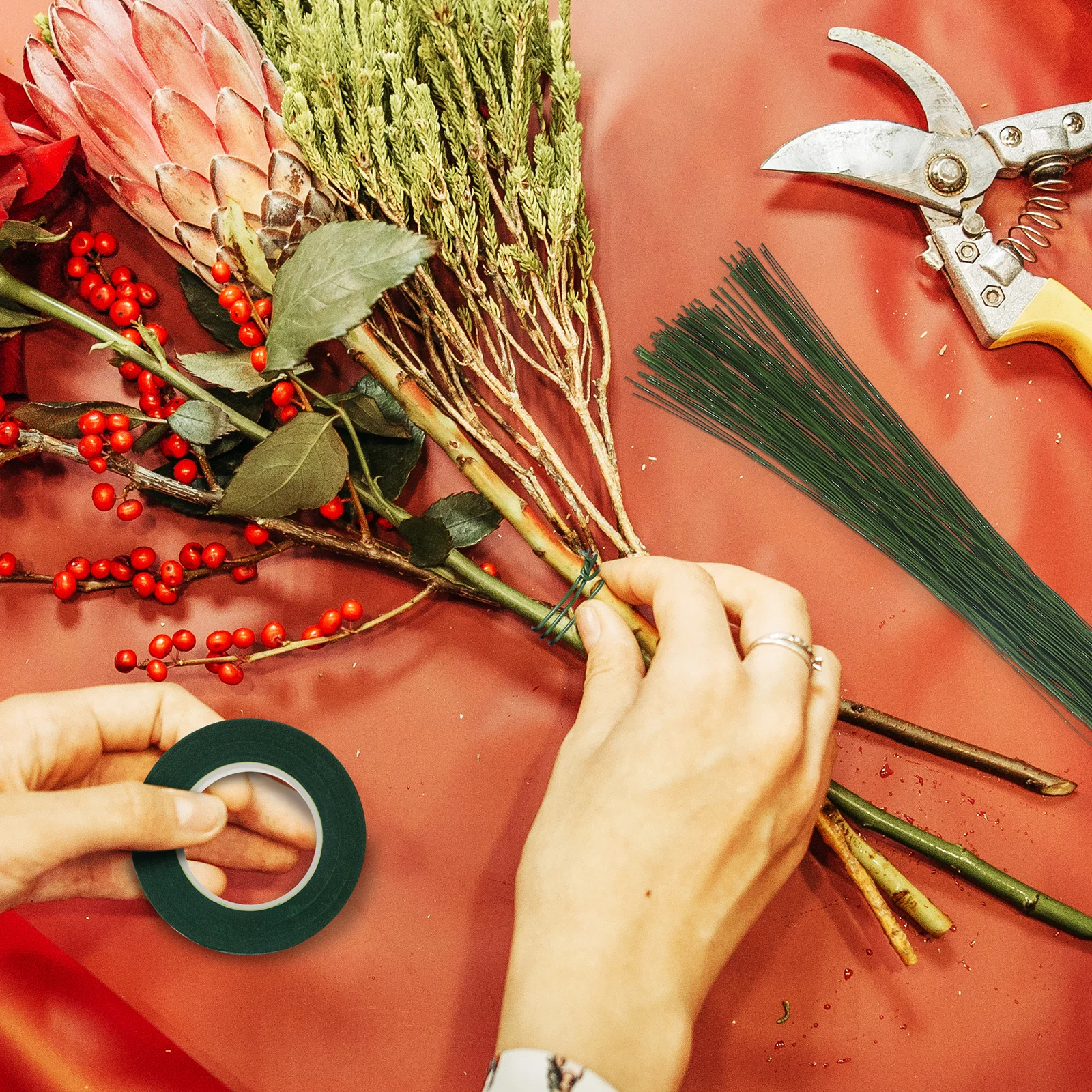 

150 Pcs Bouquet Stem Tape Florist Supplies Floral Wire Diy Flower Crafts Artificial