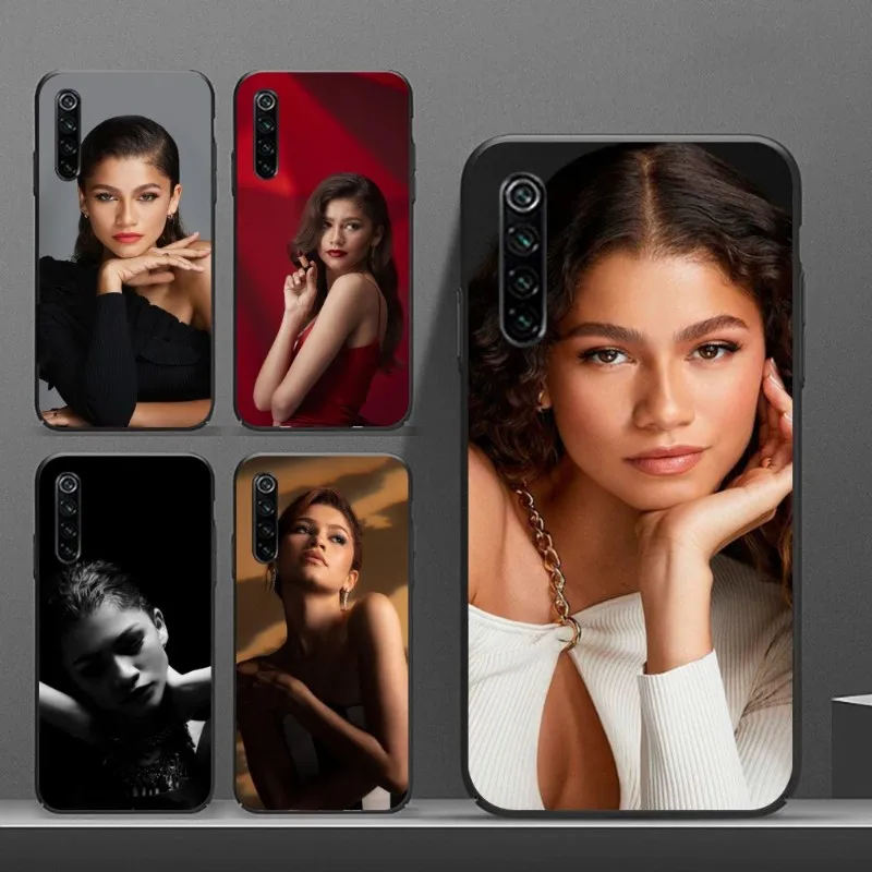 Fashion Zendaya Mobile Cell Phone Case for Realme GT 2 9i 8i 7i Pro X50 X2 C35 C21 C20 C11 C3 Black Soft Phone Cover Funda