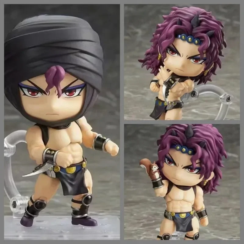 

New 10CM JOJO's Bizarre Adventure Q version Nendoroid Battle Trend Kaz face-changeable figure For Children's Gifts