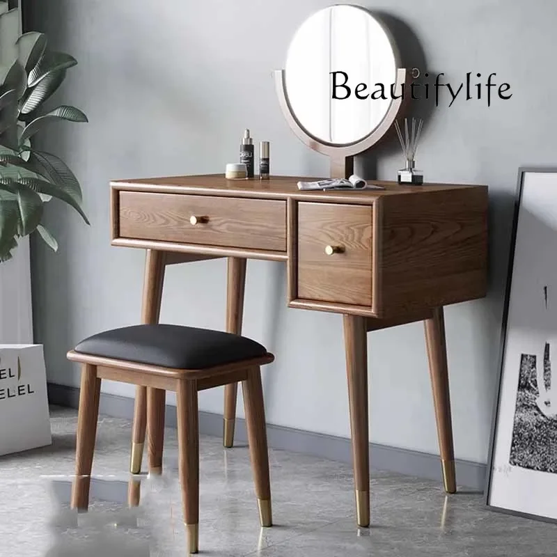 JB Brown Girl Bedroom Dresser Eithe Drawers Box Stool Small Hotel Dressing Table Storage Living Room Schminktisch Furniture