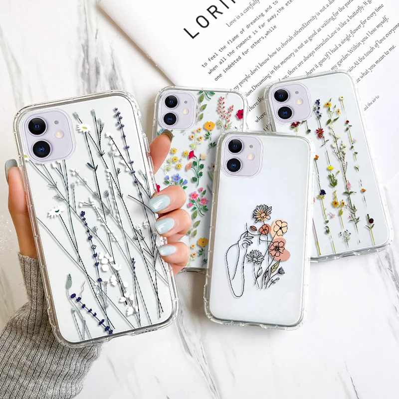 S23 Ultra Case Flower Case For Samsung A53 5g Case Samsung A52S 5g A52 A04S A13 A22 A32 A12 A22 A72 A51 S20 FE S22 Ultra Cover