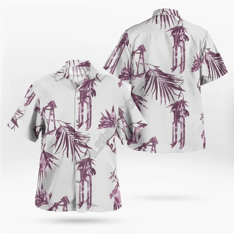 Hawaii Overhemd Strand Zomer Hawaiian Style Classic Animatie 3D Over Gedrukt Mannen Shirt Vrouwen Tee Hip Hop Shirts