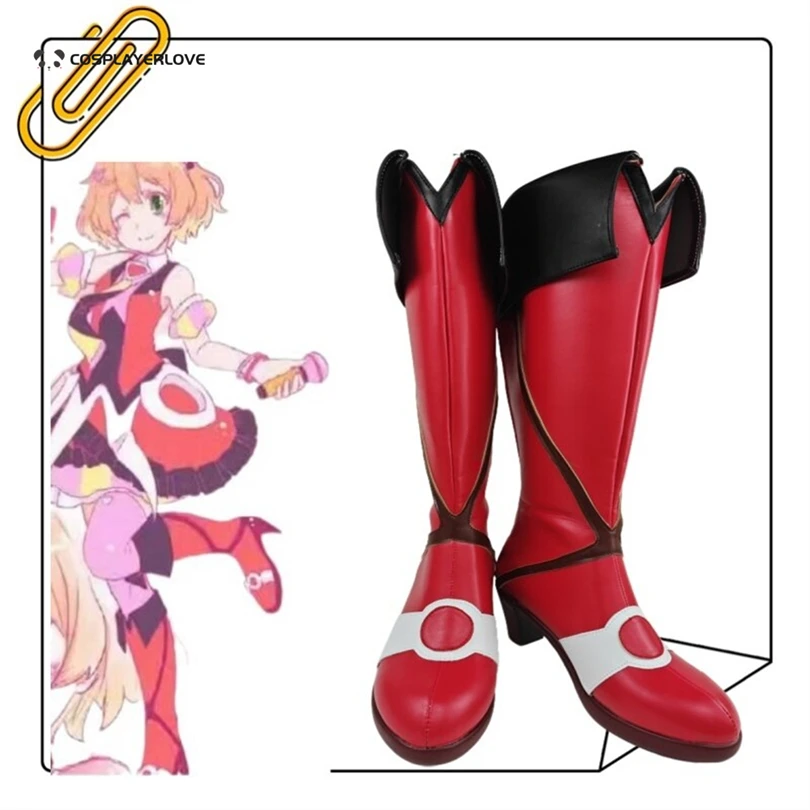 Macross Delta Freyja Wion Cosplay Shoes Boots Halloween Carnival Shoes