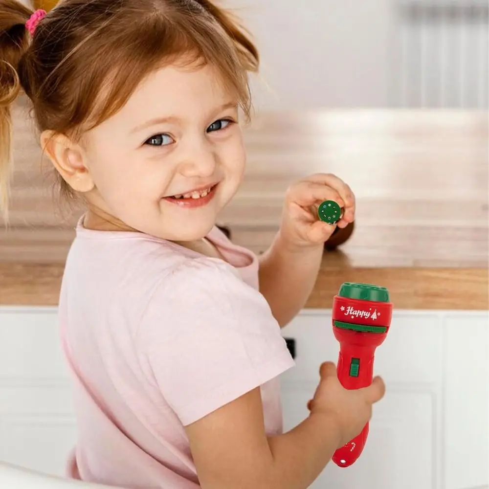 

Светящийся рождественский фонарик-проектор с героями мультфильмов для раннего образования, слайд-проектор, факел, рождественские проекционные огни, Рождественский подарок