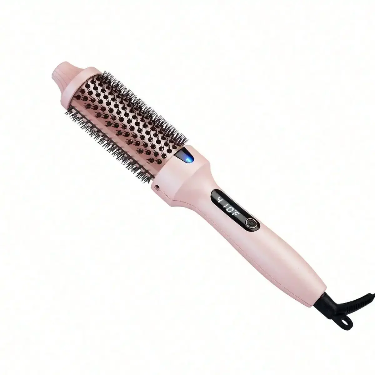 Hair Styling Tool: 2-In-1 Hot Air Brush For Straight/Curly Hair, Voluminous Looks & Perfect Bangs