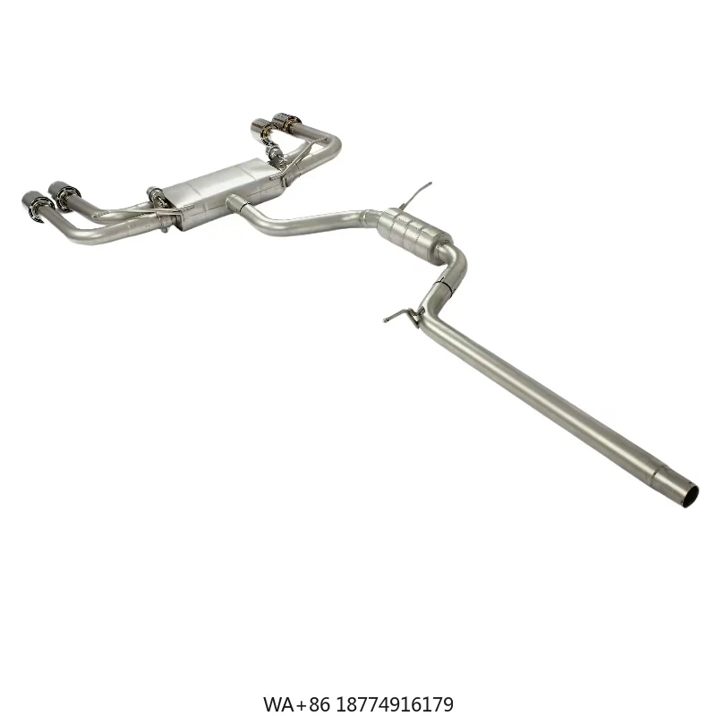 

Performance Valvetronic Catback Exhaust for S3 2.0T 2015-2023 Downpipe Valve Exhaust Muffler Pipe