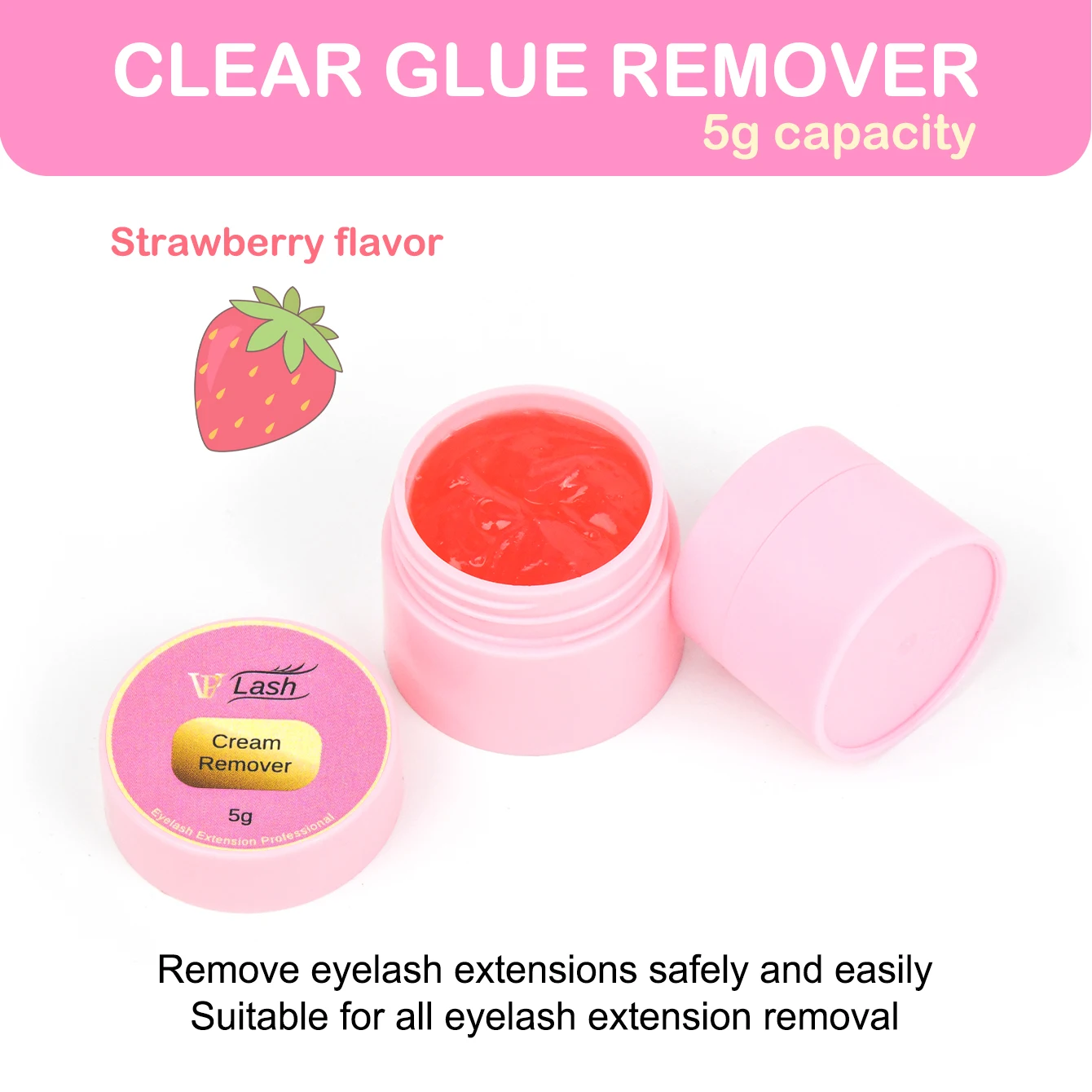 ARTSTAR 5 g Wimpernverlängerungskleberentferner, keine Reizbarkeit, Creme für Wimpernentferner, Make-up-Werkzeuge