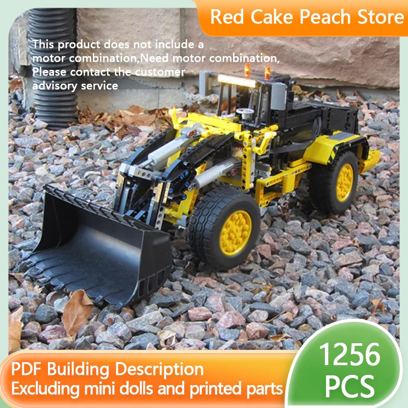 

City Car Model MOC Building Bricks Classic Inspired Wheel Loader Modular Technology Children Holiday Gifts Assemble Toys Suit