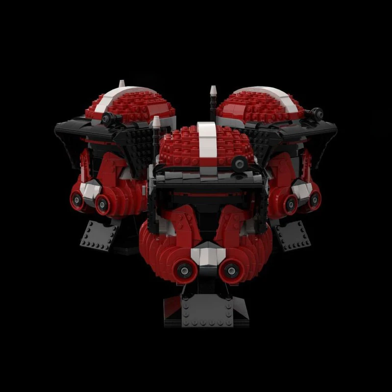 

987pcs MOC Helmet Clone Commander Fox Star Battle Model Building Blocks Christmas Gifts Construction Toy Brick Kids Education