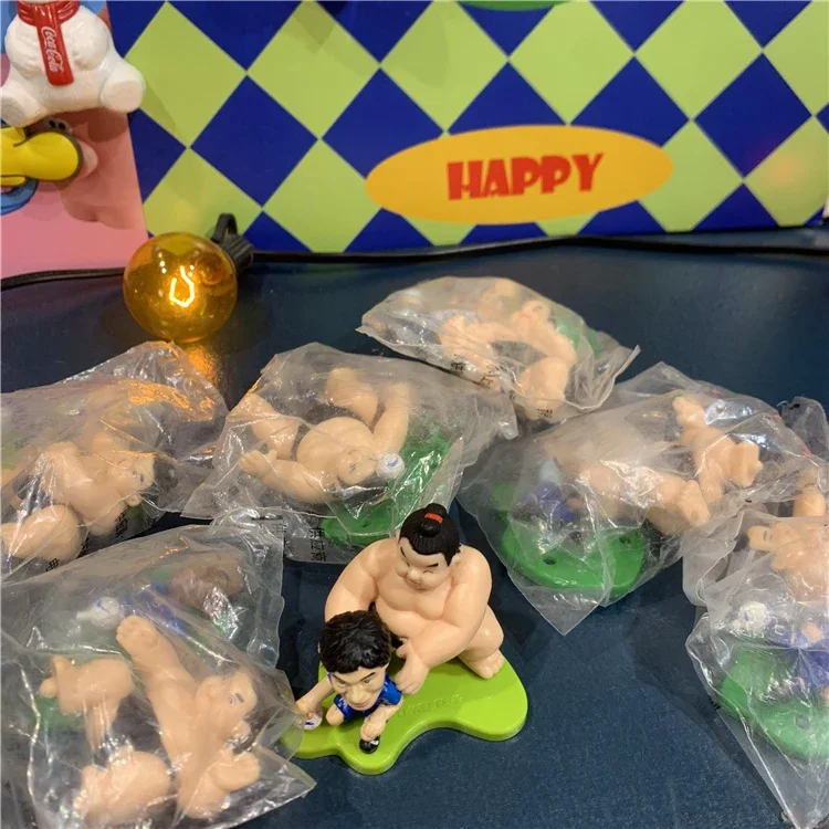 PepsiColao Figure Football Star Sumo Model Ornaments Accessories Toys In 2002 Collection Present