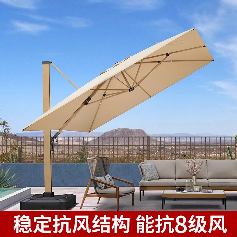 Outdoor Parasol Court Umbrella Roman Umbrella  Terrace Garden Villa Large Outdoor Umbrella