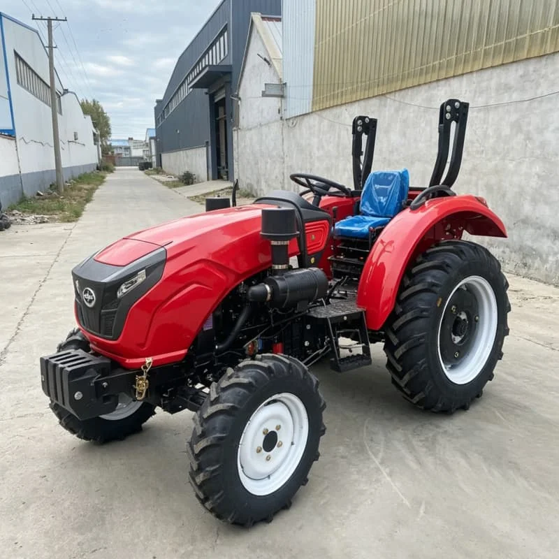 Customized Wheel rotary tiller, four-wheel ride-on ploughing machine, farm preferred ploughing tractor, 2026 new model