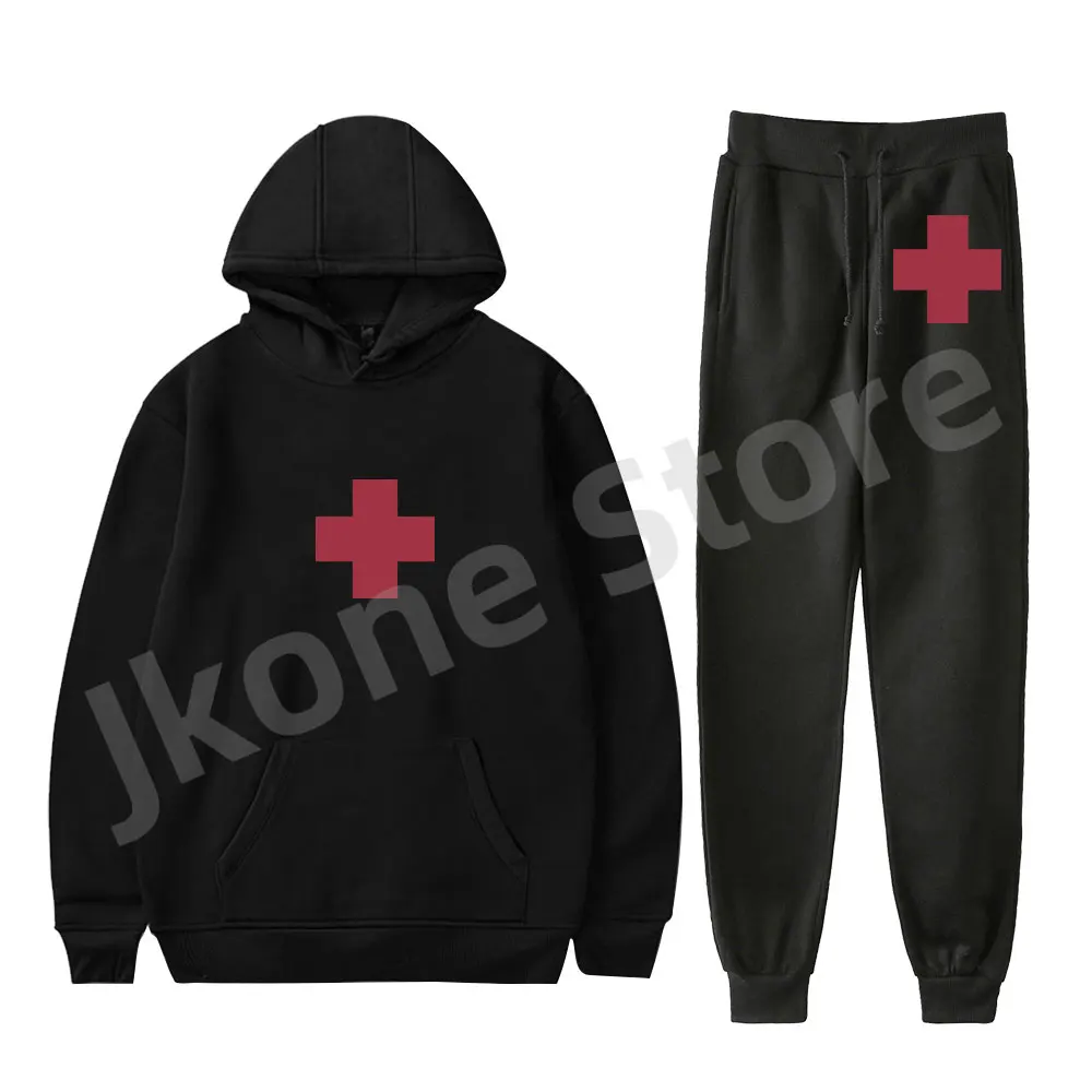 Dominic Fike Logo Hoodies Set Don't Stare At The Sun Tour Merch Women Men Fashion Casual Streetwear