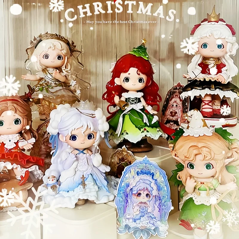 

Подлинная серия Qiaoqiao Flower Fairy Whisper, слепая коробка, кавайная аниме-фигурка для девочек, коллекционная идеальная игрушка в подарок на Рождество