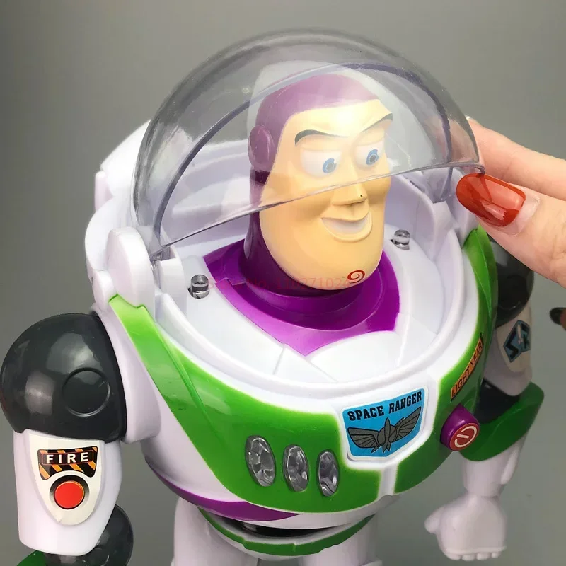 29cm Disney Toy Story 4 Buzz Astral spacer światło muzyczne ze skrzydłami lalka figurka zabawka urodziny prezenty świąteczne dla dzieci