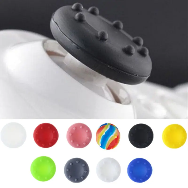 Резиновая силиконовая крышка для контроллера PS3 PS4 XBOX 360, силиконовая крышка для аналогового контроллера, колпачки для стика для джойстика, аксессуары, 2 шт.