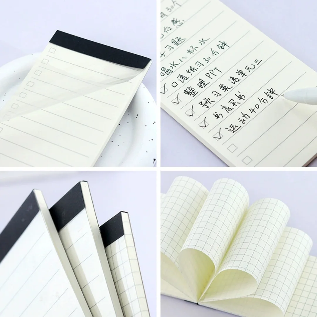 Blocco note a striscia lunga 40 fogli Lista delle cose da fare Notpad Cancelleria scolastica Semplice INS Vento Blocco note giornaliero Planner Notebook all'ingrosso